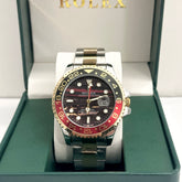 Rolex GMT-Master II Half Gold Tiger Iron Dial 40mm