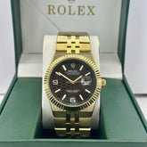 Rolex Land-Dweller Gold Black Dial 40mm