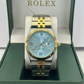 Rolex Land-Dweller Half Gold Tiffany Dial 40mm