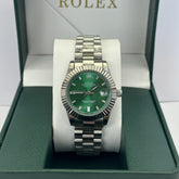 Rolex Lady Datejust Steel Green Dial 28mm