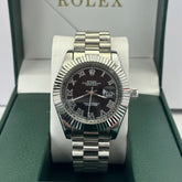 Rolex Datejust II Black Roman Dial 41mm