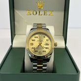Rolex Air King Half Gold Dial 40mm