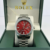 Rolex Datejust Red Dial 41mm
