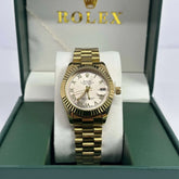Rolex Lady Datejust Gold Pink Dial 28mm