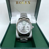 Rolex Datejust 41 Steel White Roman Dial 41mm