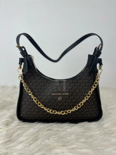 Michael Kors Wilma Brown Black Shoulder Bag