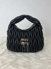 MIU MIU Wander matelassé nappa leather hobo bag