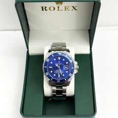 Rolex Submariner Blue Dial Openback Dial 40mm
