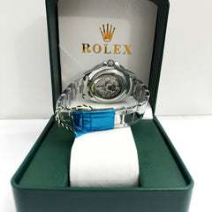 Rolex Submariner Blue Dial Openback Dial 40mm