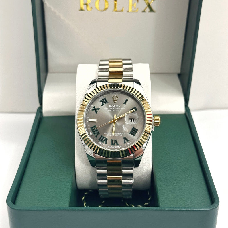 Rolex Datejust 41 Wimbledon Half Gold 41mm