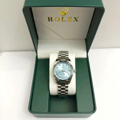 Rolex Lady Datejust Steel Tiffany Dial 28mm