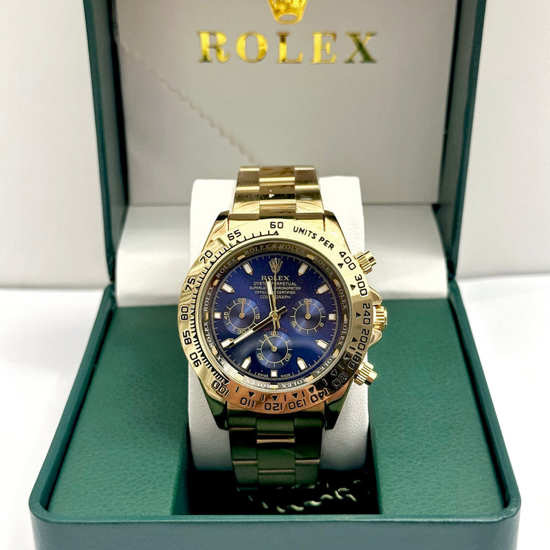 Rolex Daytona Gold Blue Dial 40mm