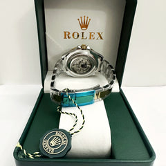 Rolex Submariner Half Gold Green Black Dial Openback Dial 40mm