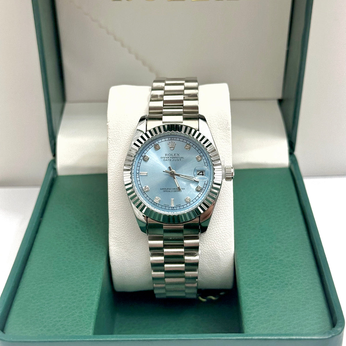 Rolex Lady Datejust Steel Tiffany Dial 28mm