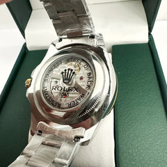 Rolex Submariner Half Gold Green Black Dial Openback Dial 40mm