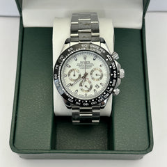 Rolex Daytona Panda White Silver Dial 40mm
