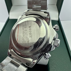 Rolex Daytona Cosmograph Date Steel Platinum Dial 40mm