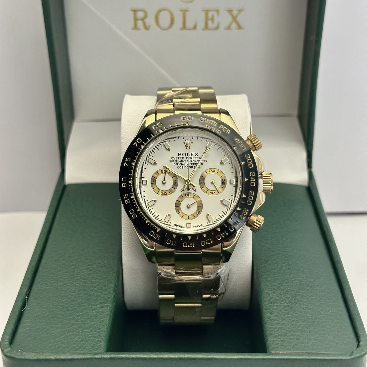 Rolex Daytona Cosmograph Gold White Dial 40mm