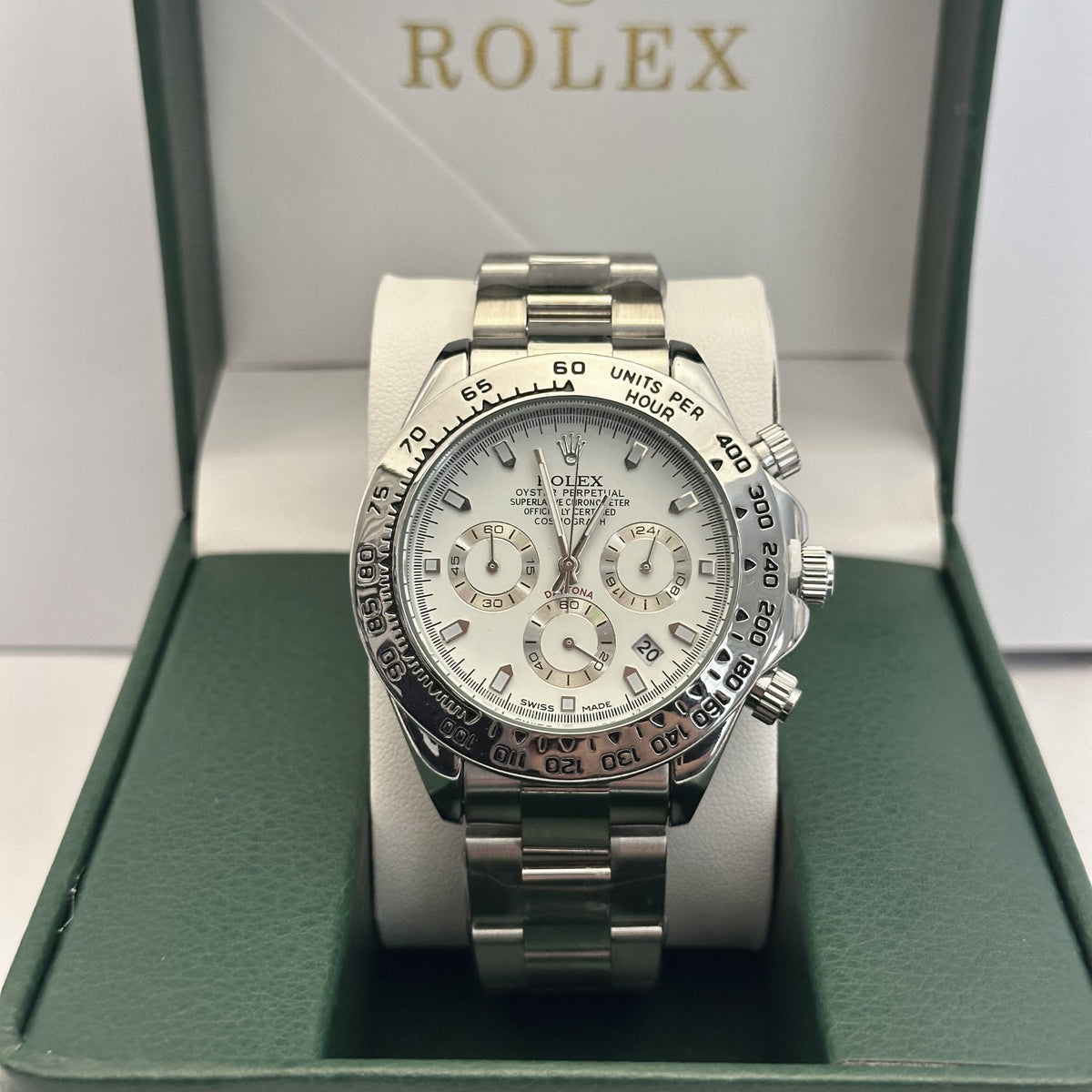 Rolex Daytona Cosmograph Steel White Dial 40mm
