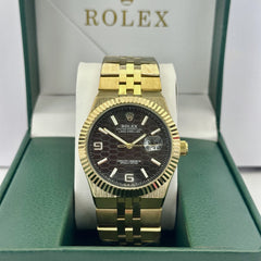 Rolex Land-Dweller Gold Black Dial 40mm