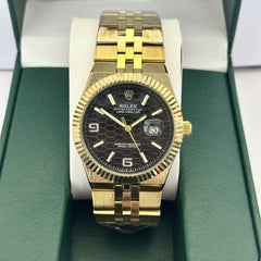 Rolex Land-Dweller Gold Black Dial 40mm