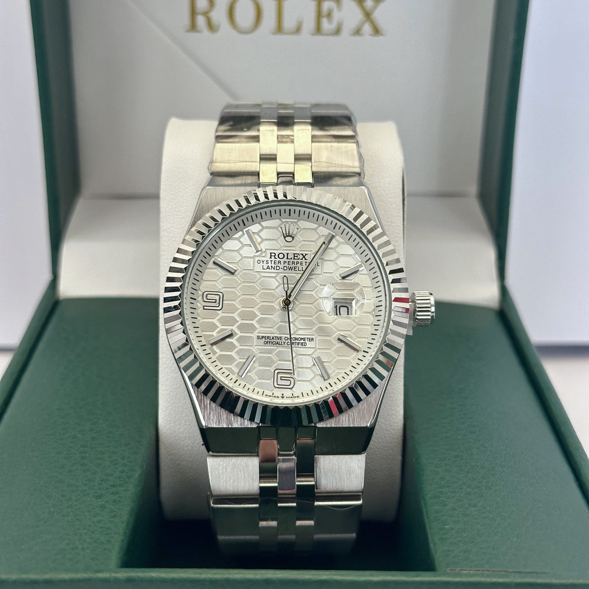 Rolex Land-Dweller Silver Dial 40mm