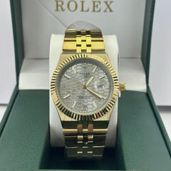 Rolex Land-Dweller Gold Grey Dial 40mm