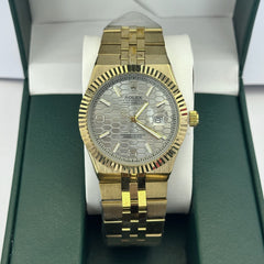 Rolex Land-Dweller Gold Grey Dial 40mm