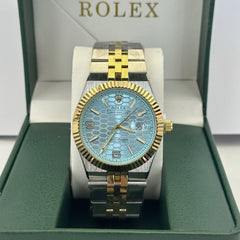 Rolex Land-Dweller Half Gold Tiffany Dial 40mm