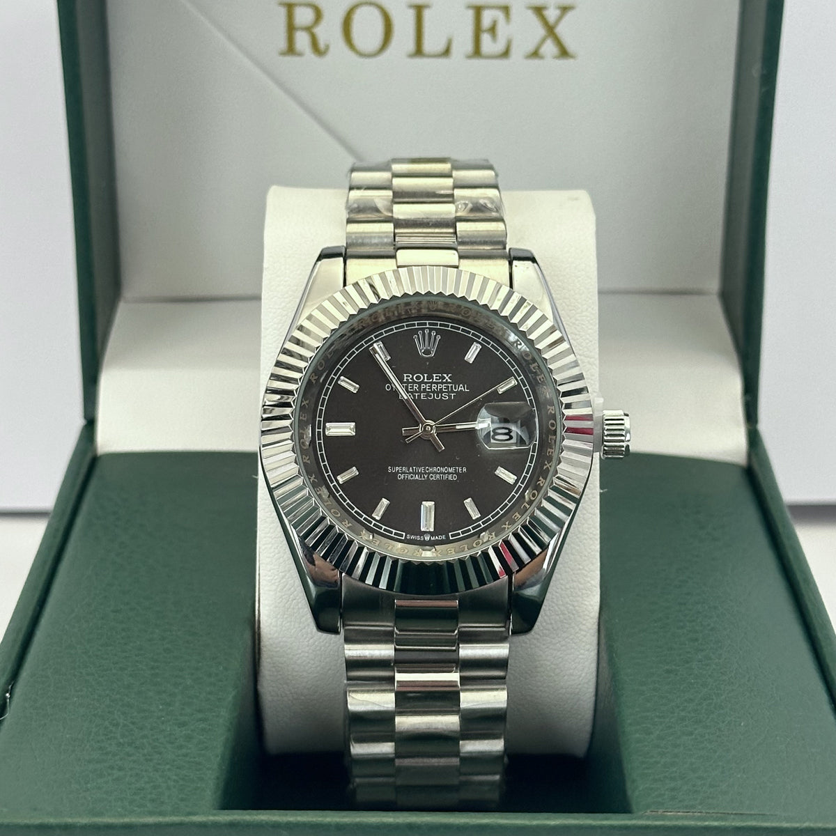 Rolex Datejust II Black Stick Dial 41mm