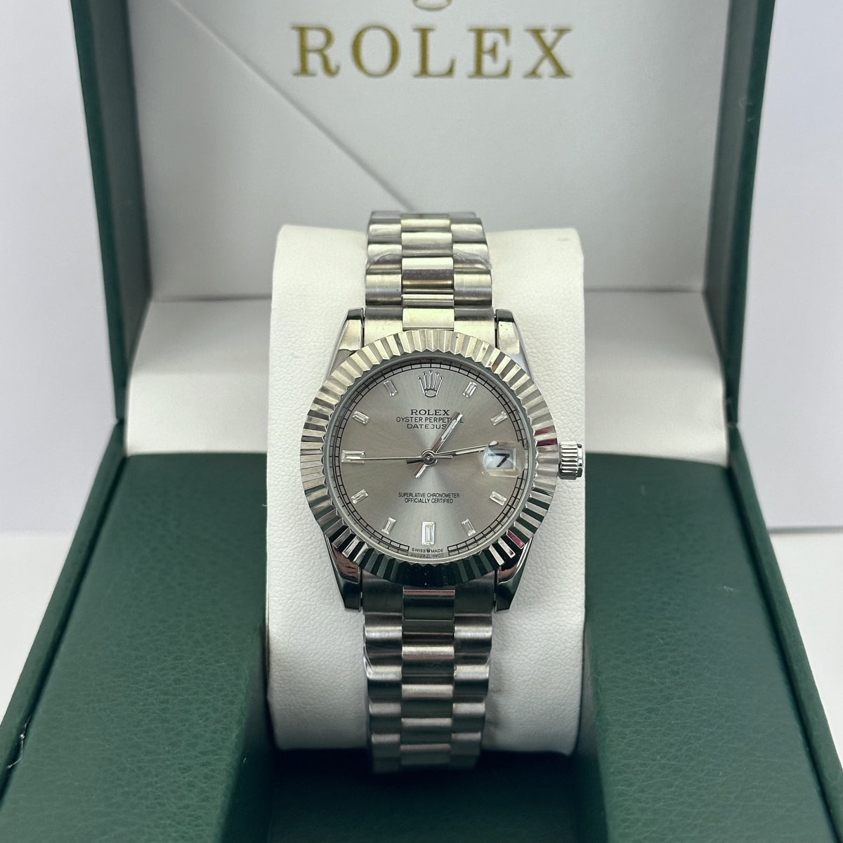 Rolex Datejust II Grey Stick Dial 41mm