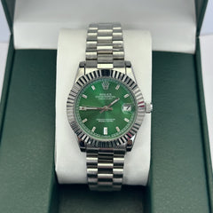 Rolex Lady Datejust Steel Green Dial 28mm