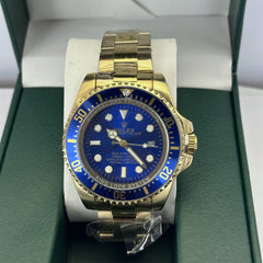 Rolex Sea Dweller Gold Blue Dial 44mm