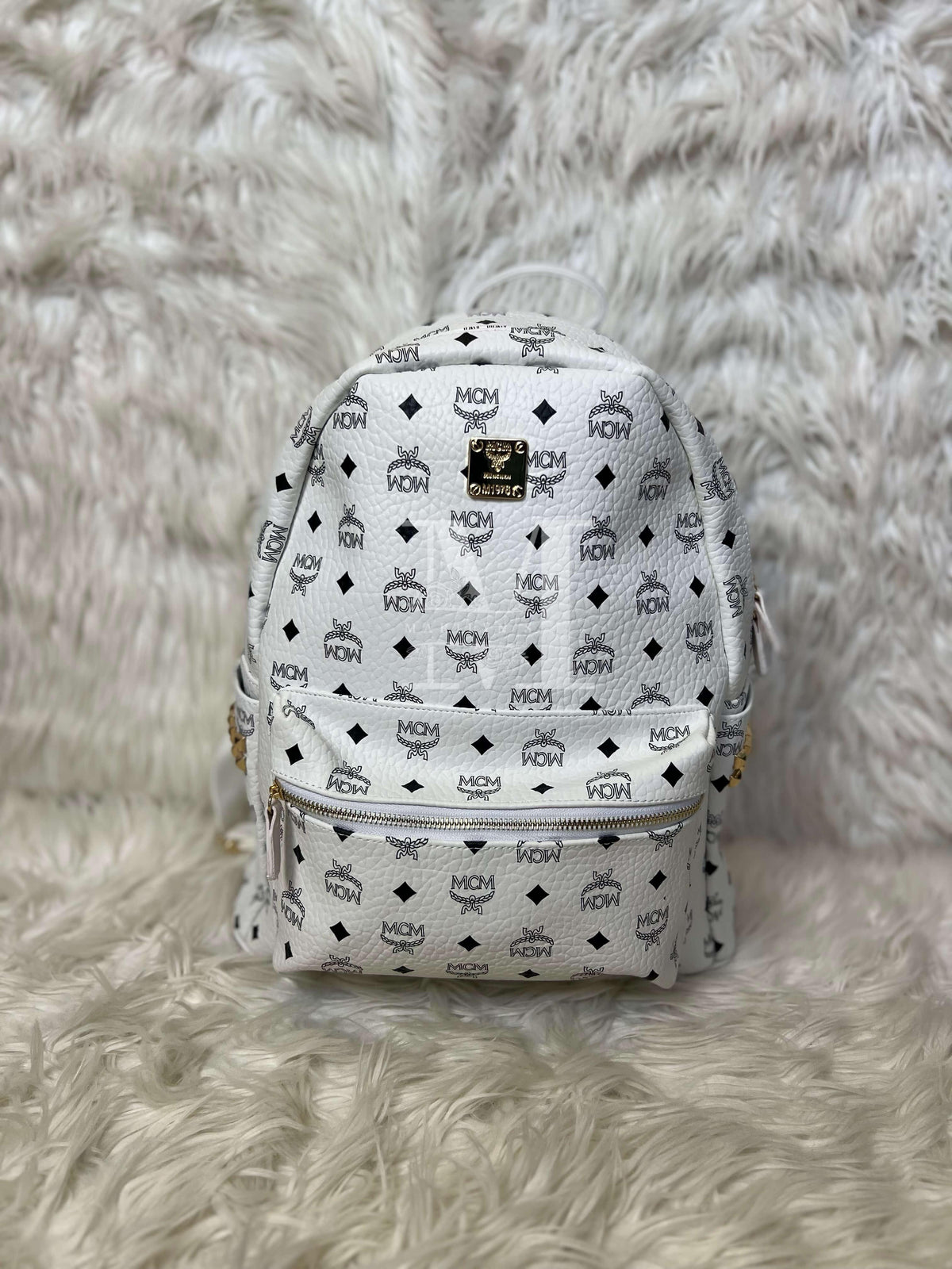 MCM Big Backpack Stark stud embellished