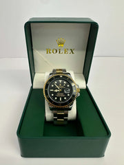 Rolex Submariner Half Gold Black Openback Dial 40mm