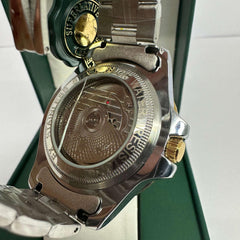 Rolex Submariner Half Gold Blue Openback Dial 40mm