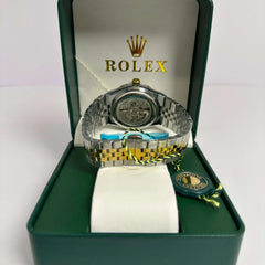 Rolex Land-Dweller Half Gold Grey Dial 40mm
