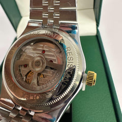 Rolex Land-Dweller Half Gold Green Dial 40mm