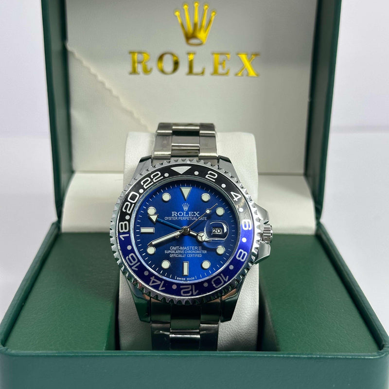 Rolex GMT-Master II Batman Blue Dial 40mm
