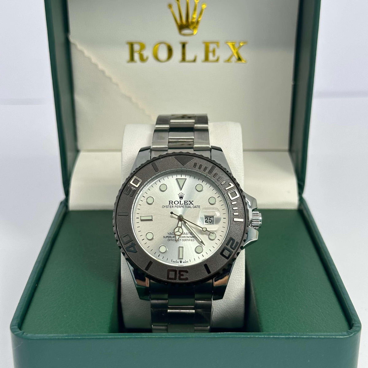 Rolex Yacht Master Silver Dial 40mm