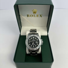 Rolex Yacht Master Platinum Black Dial 40mm