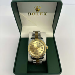 Rolex Air King Half Gold Dial 40mm