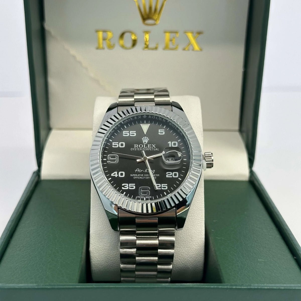 Rolex Air King Black Dial 40mm