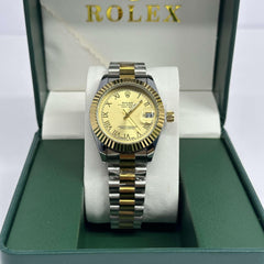 Rolex Lady Datejust Half Gold Dial 28mm