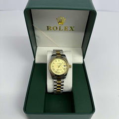 Rolex Lady Datejust Half Gold Dial 28mm