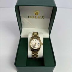 Rolex Lady Datejust Gold Pink Dial 28mm
