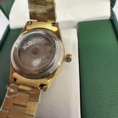 Rolex Lady Datejust Gold Pink Dial 28mm