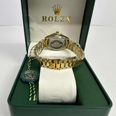 Rolex Lady Datejust Gold Pink Dial 28mm