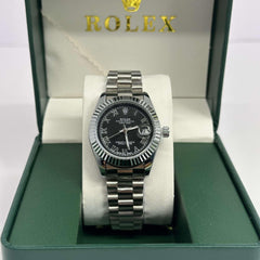 Rolex Lady Datejust Black Dial 28mm