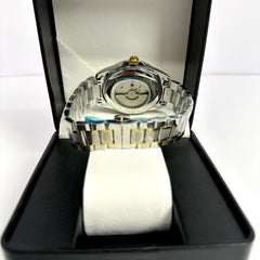 Omega Seamaster Aqua Terra Half Gold White Dial 43mm